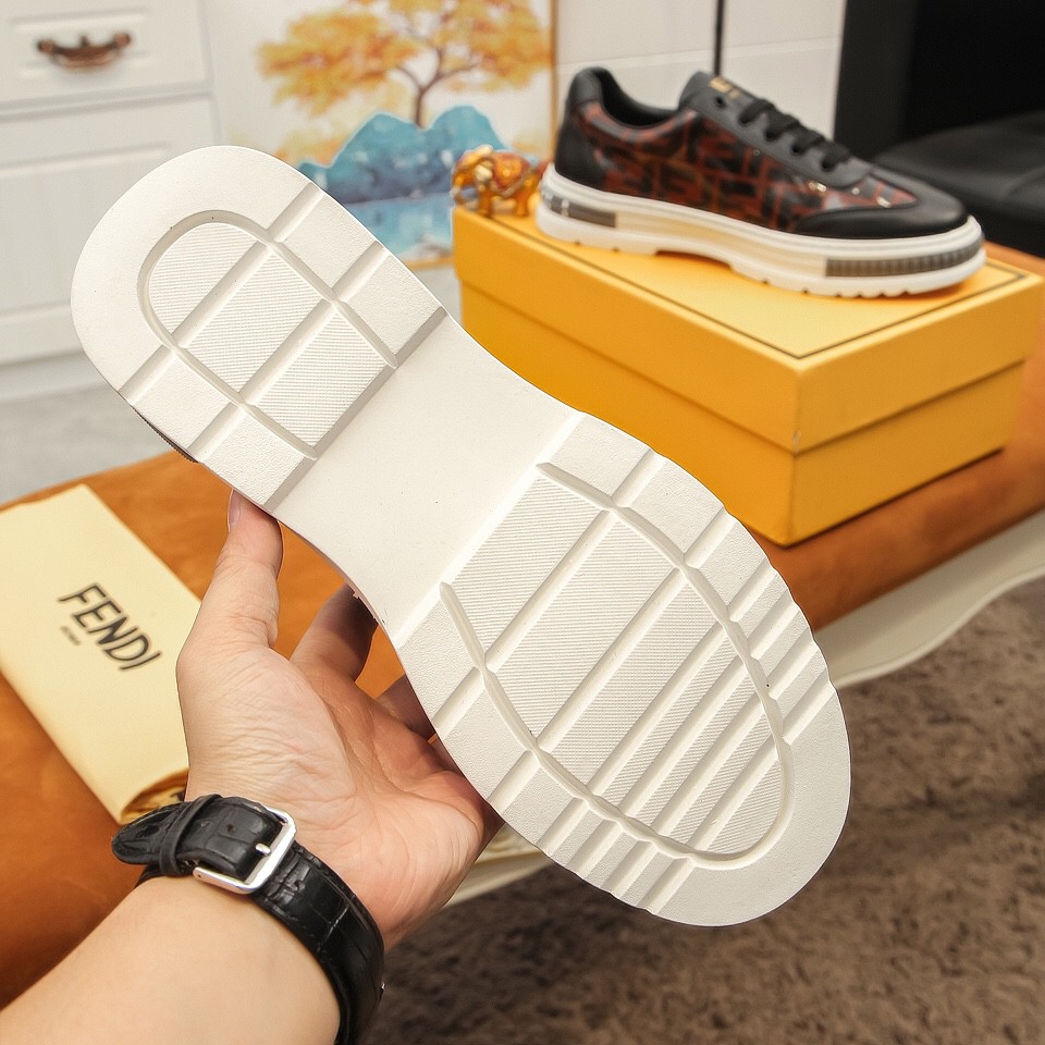 Giày sneakers nam da thật FENDI FD thiết kế thể thao, cá tính và ấn tượng