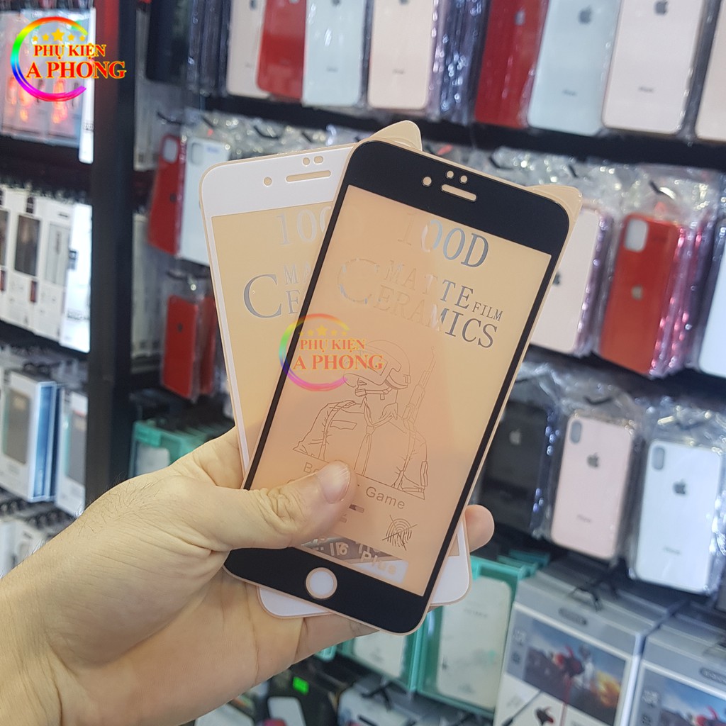 [Mua 5 cái Giá Sỉ] Cường lực dẻo Iphone 6,6s, 6 plus,7,8 Plus,X, Xs, Xr, Xs Max, 11 Pro, 11 Pro Max, Chống vân tay 100D