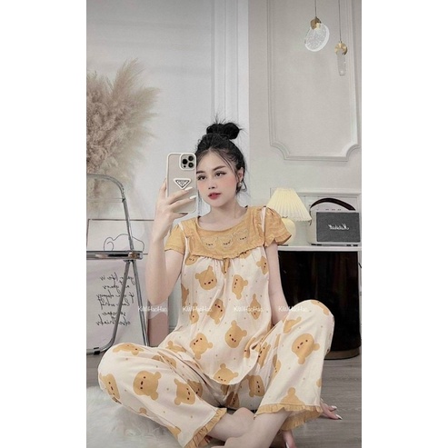BỘ ĐŨI GẤU QUẦN DÀI ÁO CỘC MẶC BẦU VÀ SAU SINH