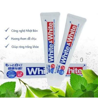 Kem đánh  răng White & White Nội Địa Nhật(air)