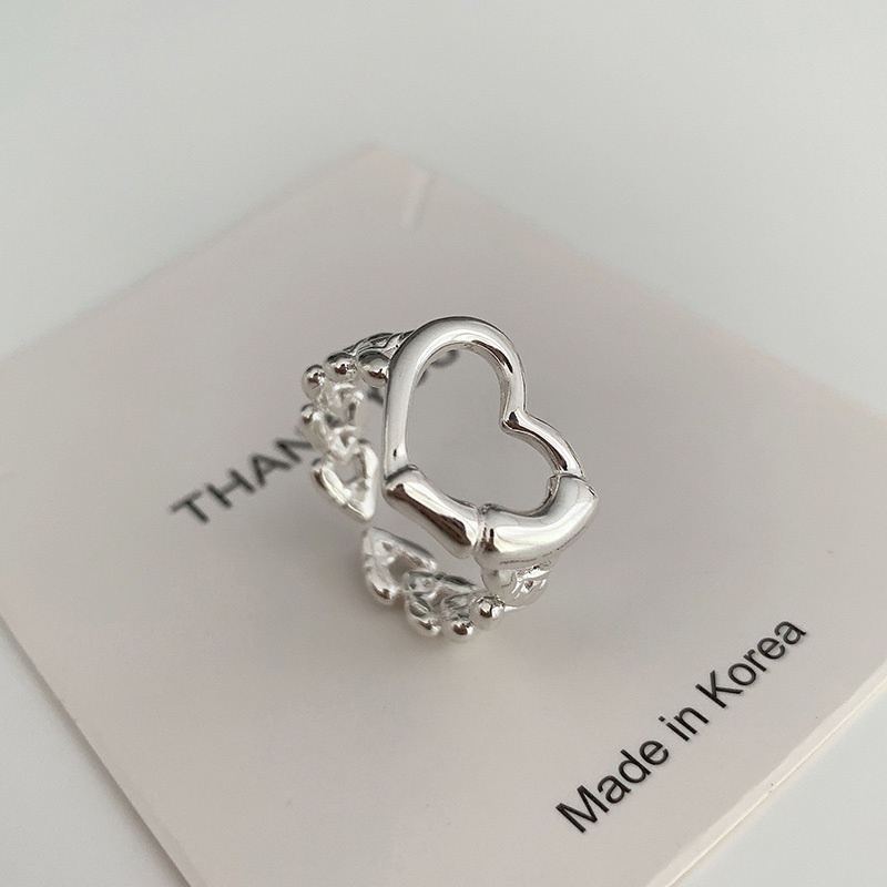 Nhẫn thời trang hình trái tim giản đơn cá tính