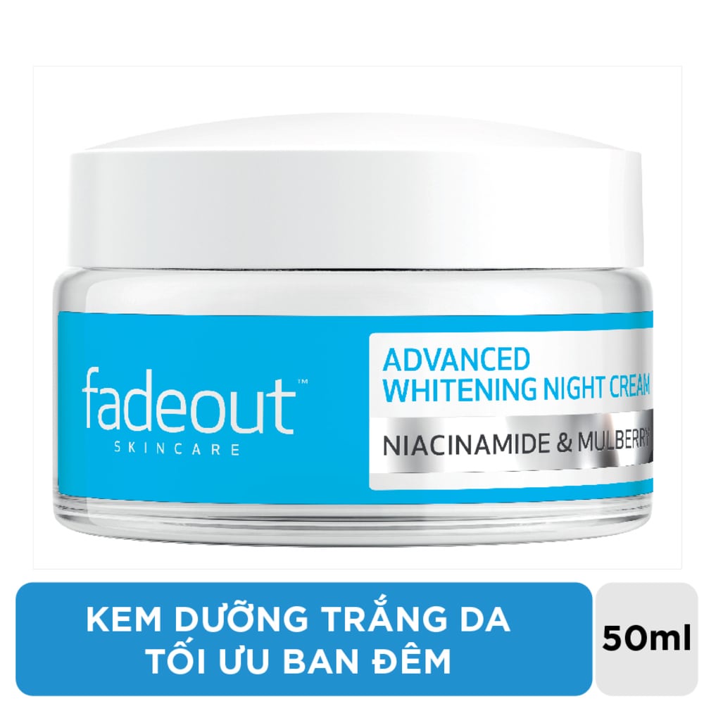 Kem Dưỡng Fadeout Trắng Da Tối Ưu Ban Đêm Advanced Whitening Night Cream 50ml