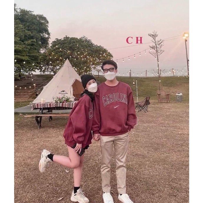 Áo Nỉ Cotton Karo [FREESHIP] Sweater form rộng tay bồng, thun merry christmas cá tính Ulzzang Unisex