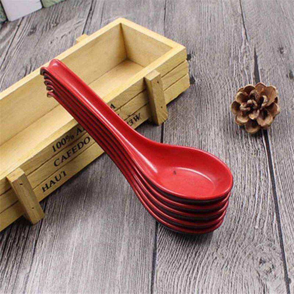 Bộ Tô Muỗng Ăn Bằng Nhựa Phong Cách Nhật Bản