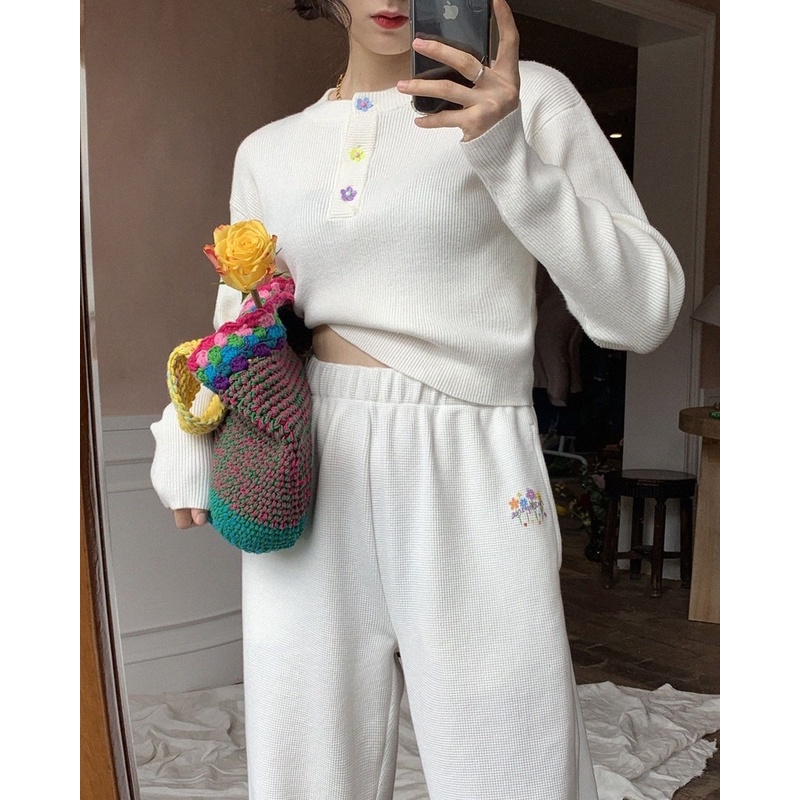 Áo Sweater dài tay thiết kế mỏng thời trang mùa xuân đơn giản cho nữ