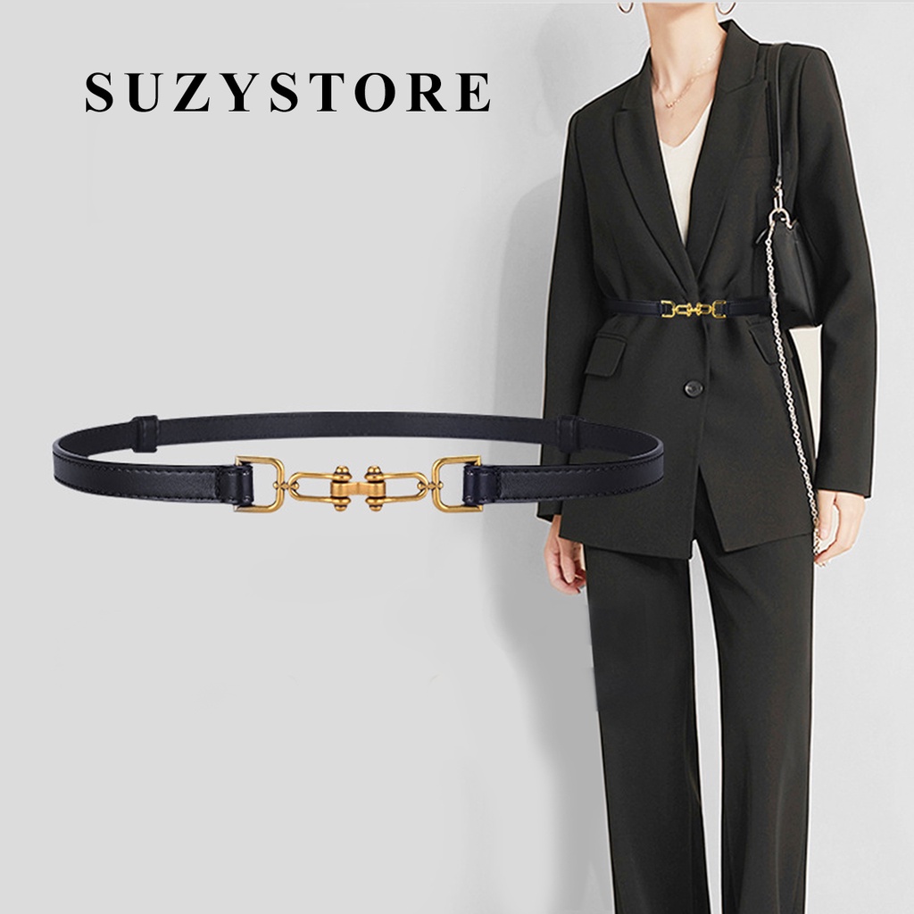 ĐAI VÁY nữ nhỏ 1.5cm Suzystore - THẮT LƯNG nữ bản nhỏ nịt áo váy tròn nhỏ cài tiện lợi - Đai thắt áo nhỏ TLSU12