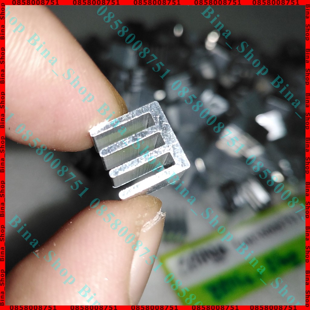 Tản nhiệt nhôm 10x10x10mm dùng tản nhiệt chip LED