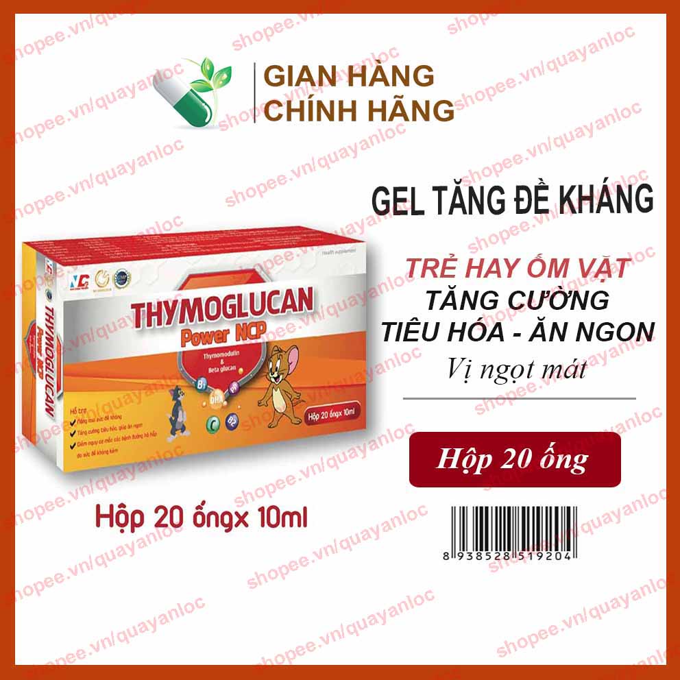 Tăng đề kháng THYMOGLUCAN POWER NCP ăn ngon ngủ tốt tăng sức đề kháng cho trẻ từ 6 tháng tuổi