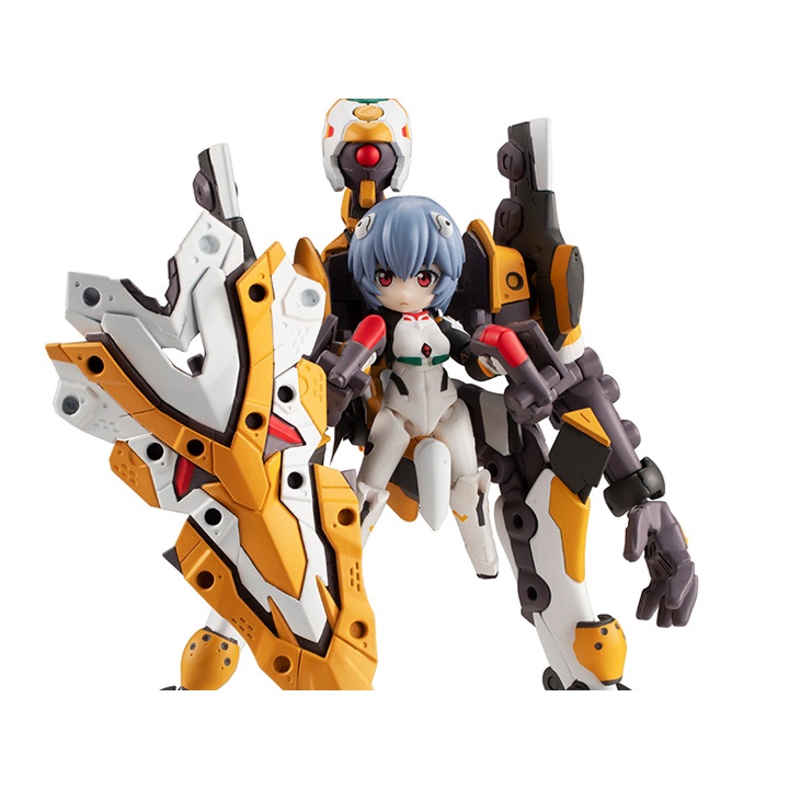 MÔ HÌNH LẮP RÁP MEGAHOUSE Rebuild of Evangelion Desktop Army Rei Ayanami & Unit-00