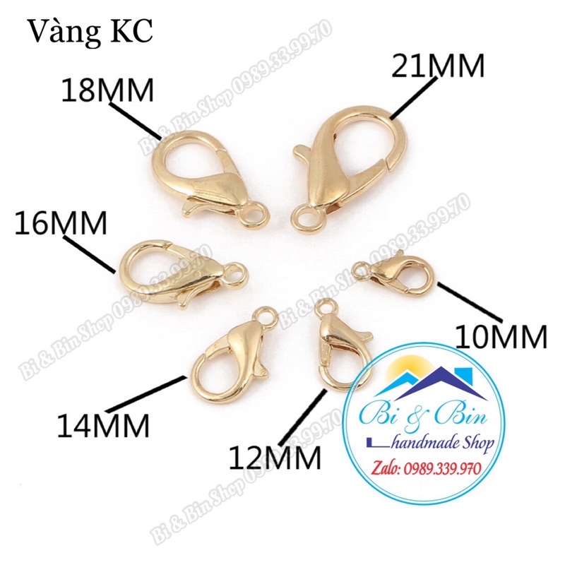 Gói 20 Cái Móc Càng Cua Làm Vòng Đeo Tay, Dây Chuyền, Trang Sức Handmade - PK422