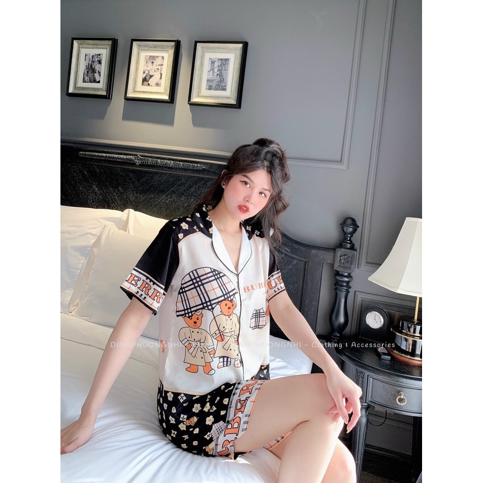 Bộ Đồ Ngủ Bizama Đùi Chất Vải Mango Mềm Mát Thấm Hút Mồ Hôi Tốt Hàng Cao Cấp Loại 1