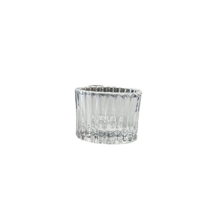 Ly Đựng Nến Thủy Tinh Mẫu SỌC – không nắp