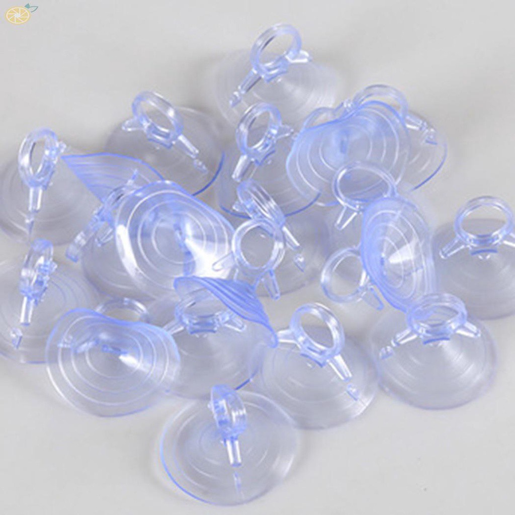 Móc tròn hít tường trong suốt treo đồ tiện lợi