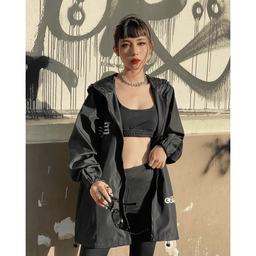 Áo Khoác Dù Unisex Form Rộng Dài in 3D Làn Khói Nghệ Thuật Cá Tính Trẻ Trung TP011 [NewUnisex]