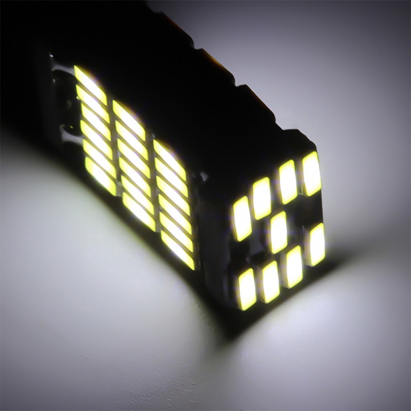 Đèn LED Sương Mù Ánh Sáng Vàng T15 W16W 4014 45SMD Cho Xe Hơi
