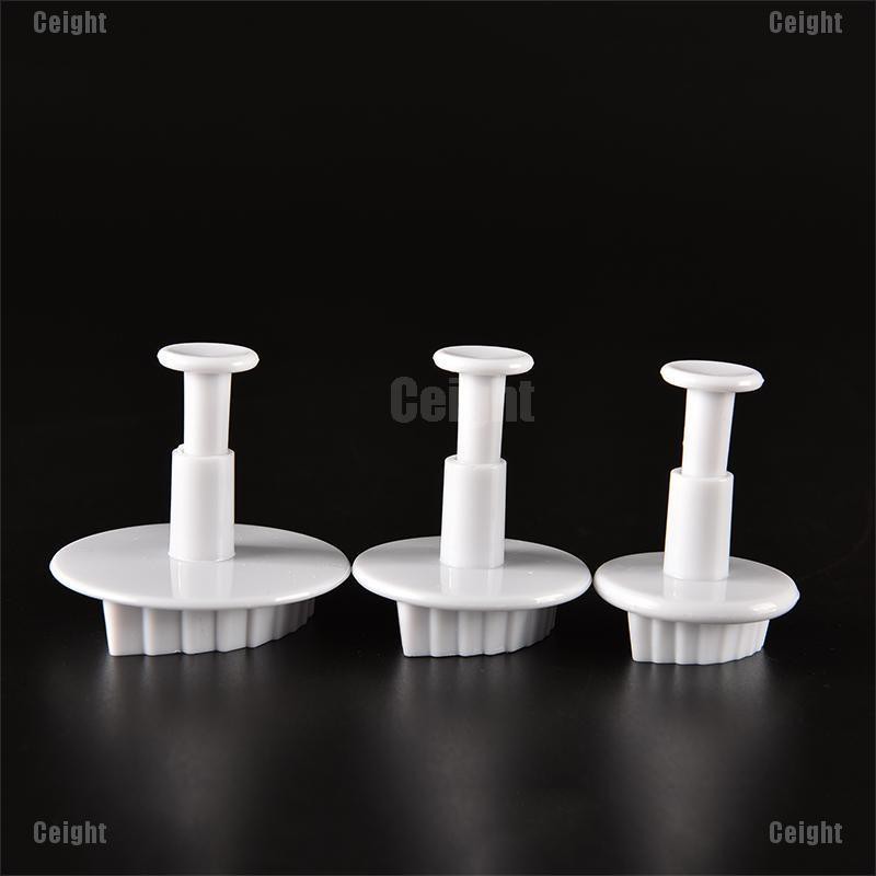 Set 3 Khuôn Cắt Bánh Tạo Hình Chiếc Lá Độc Đáo Tiện Dụng