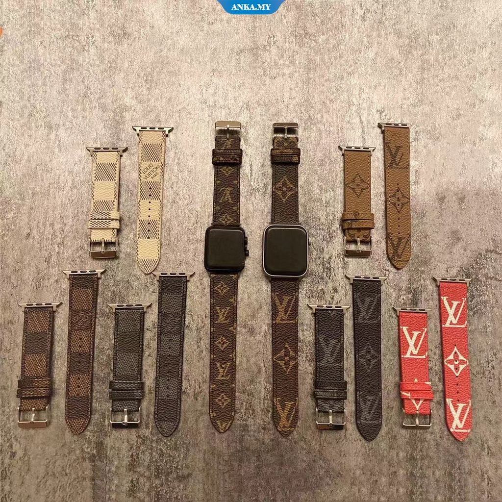 Dây Đeo Da Thời Trang Cho Đồng Hồ Thông Minh Apple watch 4/3/2/1/5/6 38/40/42/44mm