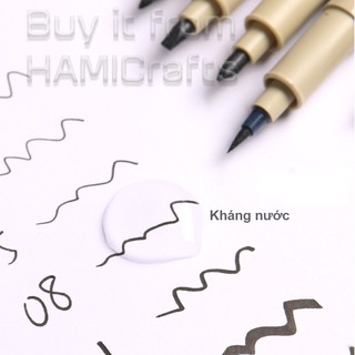 BÚT LINE ĐI NÉT SAKURA PIGMA MICRON ĐỦ SIZE (003 - BRUSH)