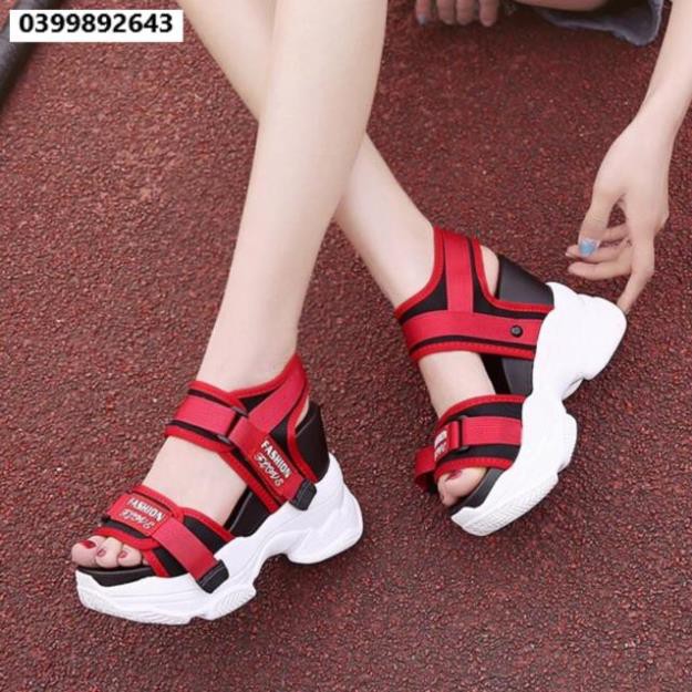 Giầy sandal nữ cao 11cm cực nhẹ cực êm ( Hàng ORDER)