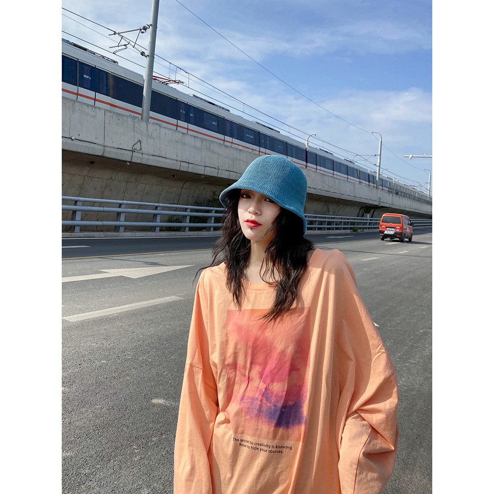 Mũ xô dệt kim thời trang thu đông Nhật Bản cổ điển