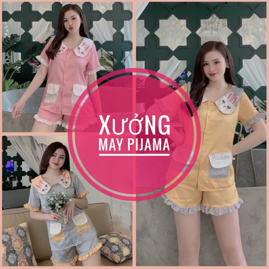 Bán buôn bán sỉ đồ bộ Pijama Thiết kế đủ màu Pijama đủ size Pijama mặc thỏa mái phong cách Hàn Quốc