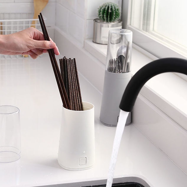 Hộp Đựng Đũa Có Nắp Đậy Chống Bụi Phong Cách Nhật Bản