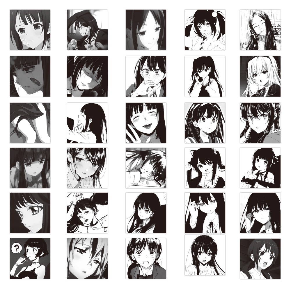 Set 60 Miếng Dán Chống Thấm Nước Họa Tiết Graffiti Trang Trí Mũ Bảo Hiểm / Điện Thoại