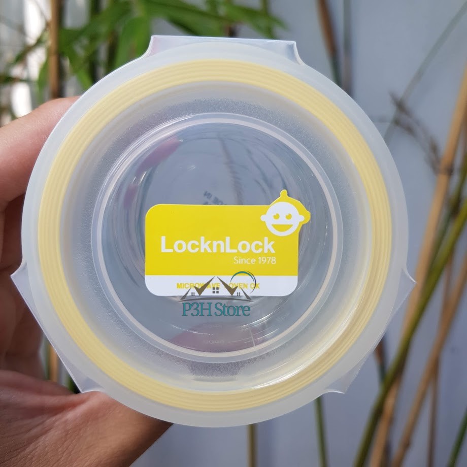 Hộp thủy tinh chia vạch Lock&Lock Baby Food Container dung tích 150ml dùng đựng thức ăn cho bé LLG820