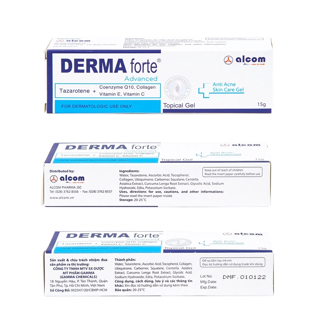 Kem bôi mụn Derma forte- Nhà thuốc Nhật Thành