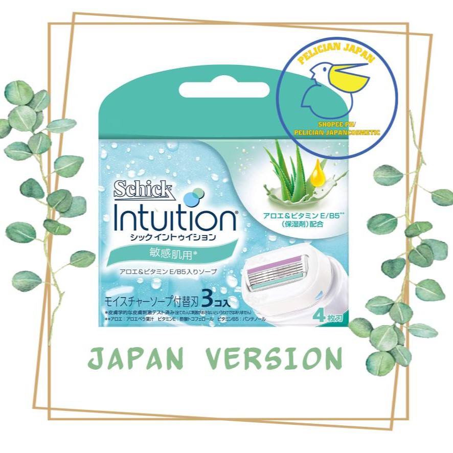 ĐẦU DAO CAỌ LÔNG CHO PHỤ NỮ KHÔNG GÂY KÍCH ỨNG SCHICK INTUITION