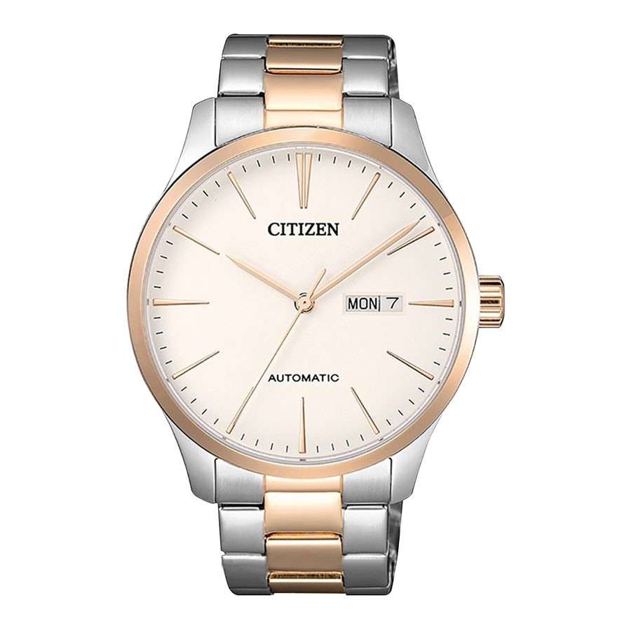 Đồng Hồ Nam Citizen Dây Thép Không Gỉ NH8356-87A - Mặt Trắng