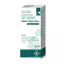 (BIG SALE)Xịt họng Herbal throat Spray CHAI25ML NƯỚC xịt MIỆNG Pharmacity herbal throat nguyên liệu PHÁP