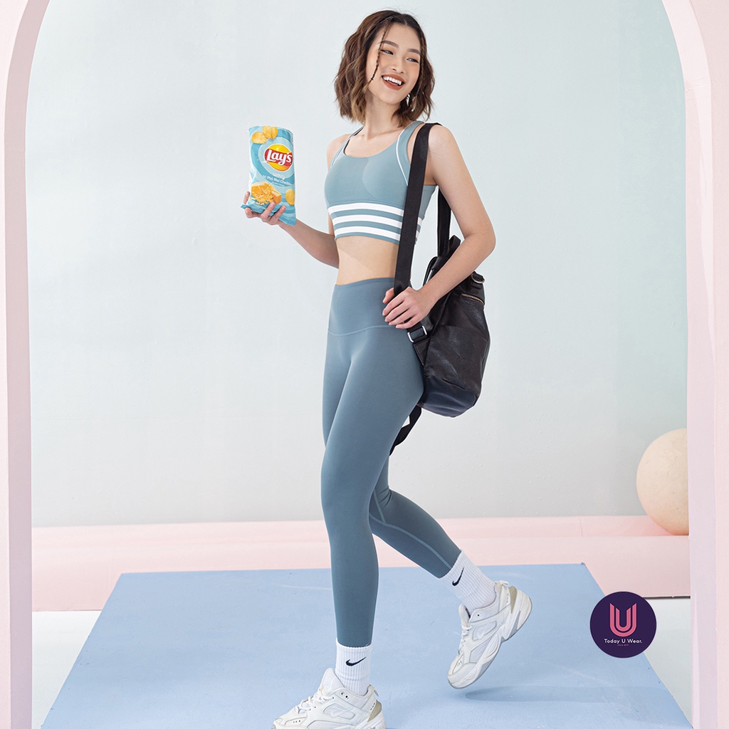 Áo tập bra gym yoga thể thao nữ Lollipop nâng vòng 1 hai màu Today U Wear