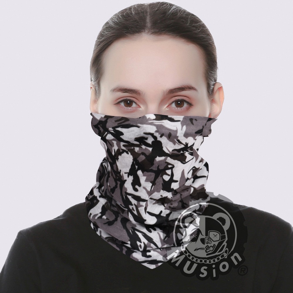 Snow Camouflage Anti Dust UV Bandana Head Scarf Face Mask Motorcycle Bicycle Fishing Headband