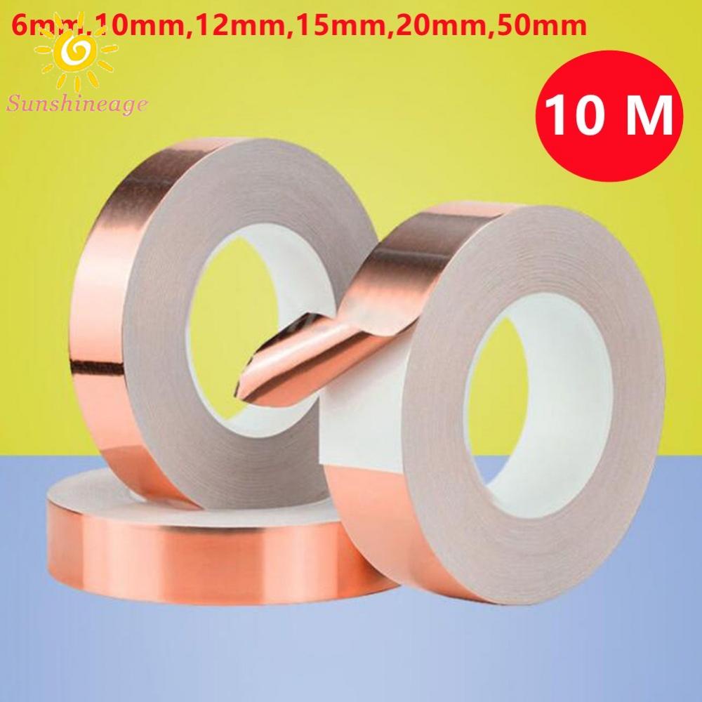 SUNAGE- ~Copper Foil Tape Slug Waterproof 1* 10M Repellent Conductive EMI Shield【SUNAGE-HOT Fashion】