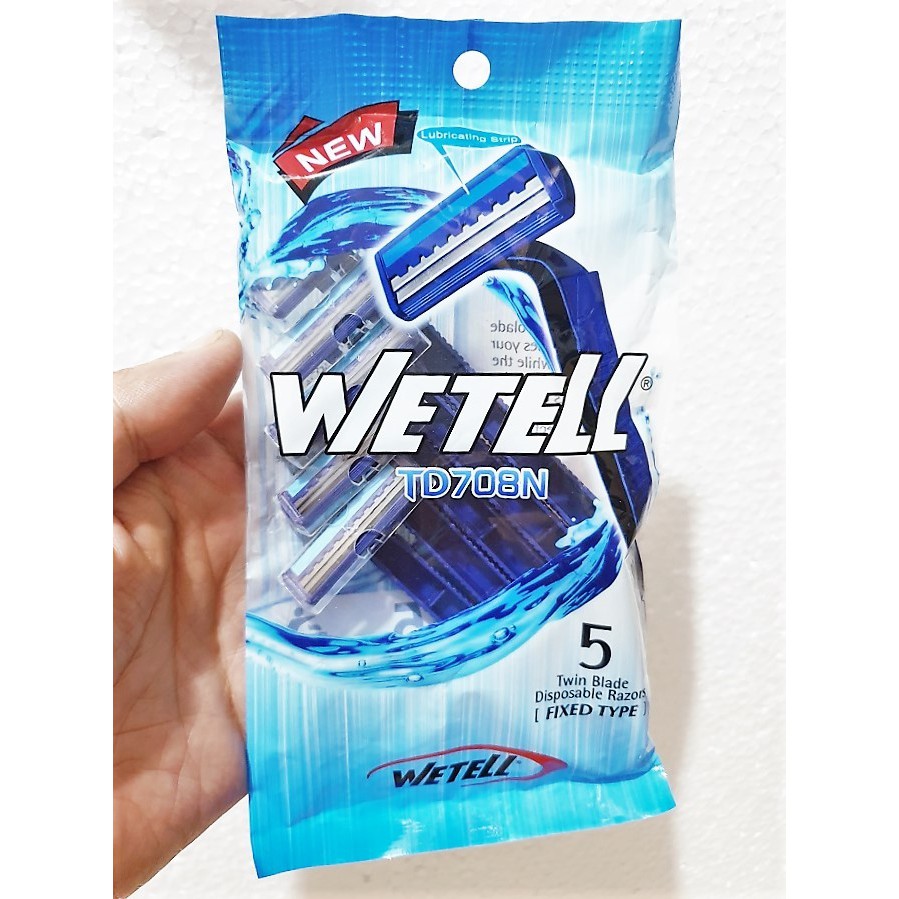 Combo 10 cây cạo râu Wetell tiện lợi