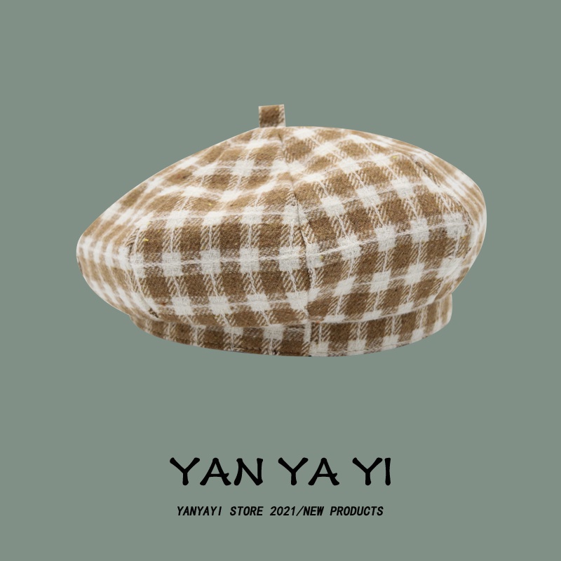 Mũ beret phong cách họa sĩ thời trang thu đông dành cho nữ