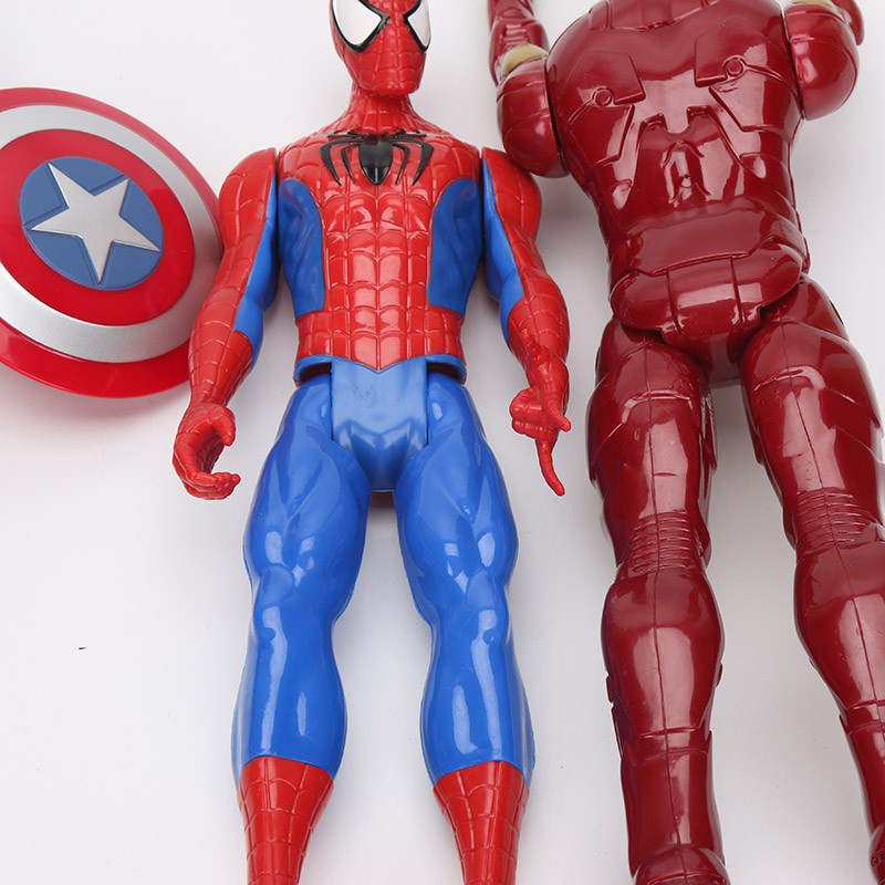 Đồ chơi mô hình nhân vật siêu anh hùng Marvel Marvel Heros Wolverine Captain America Ironman Spider-Man The First  Avenger PVC Action Figure