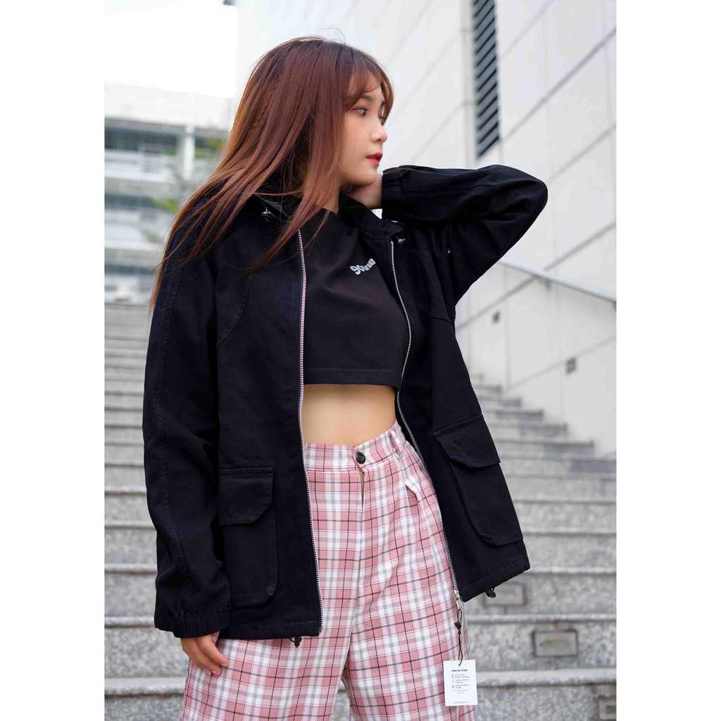 [Mã WASKT304 giảm 15% tối đa 30K đơn 99K] Gooan- Áo khoác kaki moca WASH | BigBuy360 - bigbuy360.vn