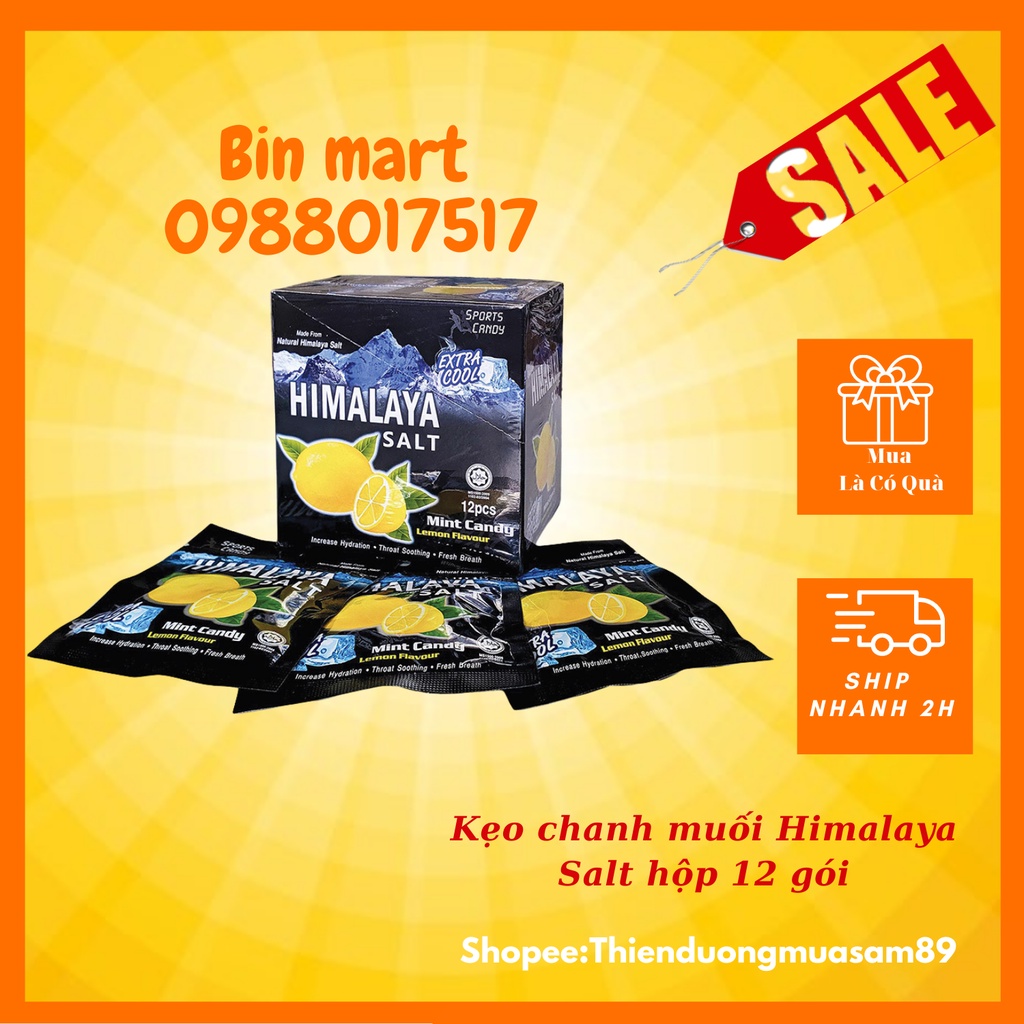 kẹo chanh muối Himalaya extra cool