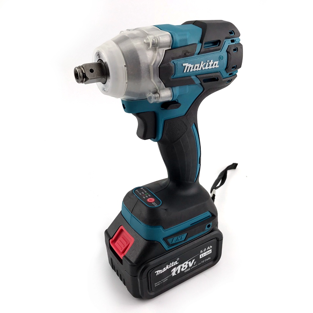 Máy siết bulong mở ốc 2 trong 1, động cơ không chổi than Makita