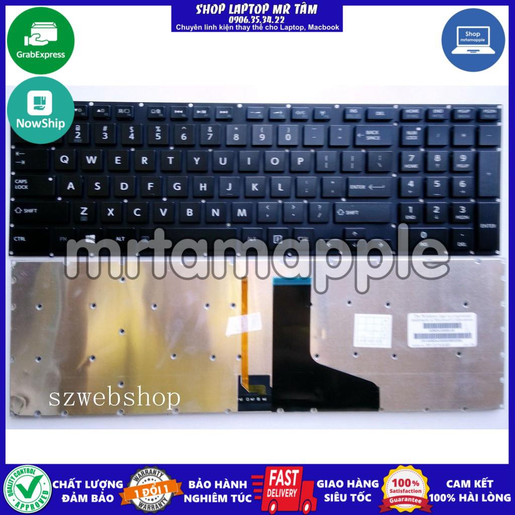 (KEYBOARD) BÀN PHÍM LAPTOP TOSHIBA P55 (US) dùng cho Satellite P50 P55 P55t P50-A, P55-A, P55t-A5202