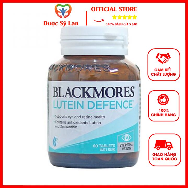 Viên Uống Bổ Mắt Blackmores Lutein Defence Chính Hãng Úc 60 Viên