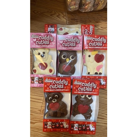 Kẹo Chocolate  CUDDLY CUTIES GUMMY MILKY &amp; CHOCOLATY CANDY Mỹ