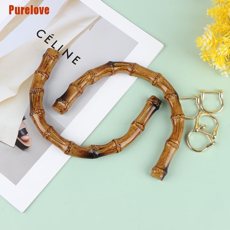 Bộ 2 Tay Cầm Bằng Tre Diy Chất Lượng Cao