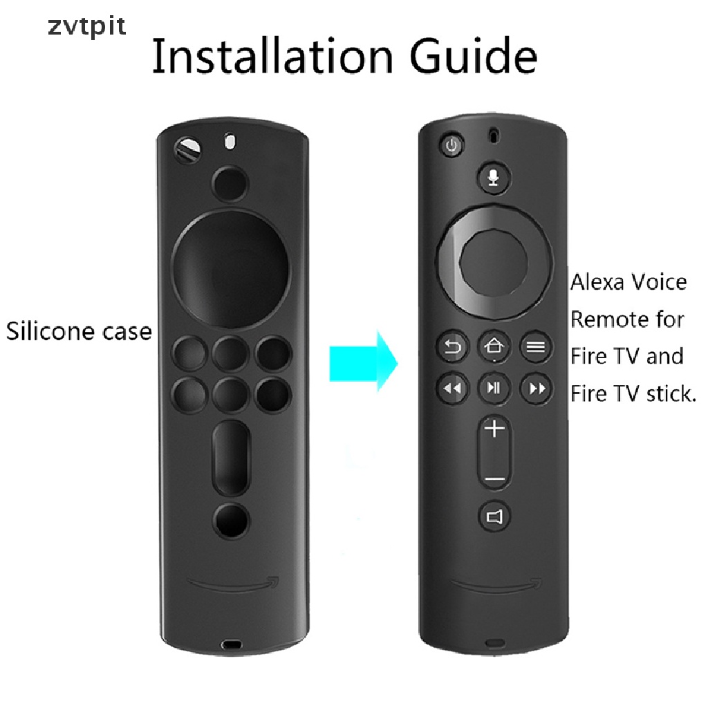 [ZVPT] Remote Silicone Case Protective Cover Skin for Fire TV Stick 4K TV Stick DSF