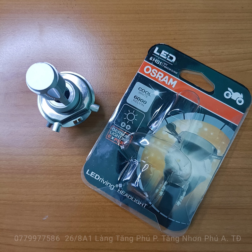 Đèn pha Led xe máy chân H4, M5