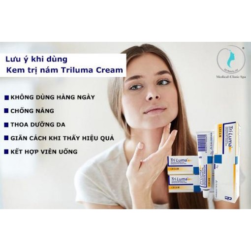 Trìlụma kem dưỡng da, hỗ trợ giúp mờ thâm, sáng da tuýp 15g của Mỹ