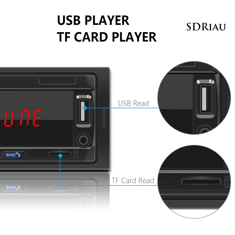 Máy nghe nhạc Mp3 12v kết nối Bluetooth dùng trên xe hơi