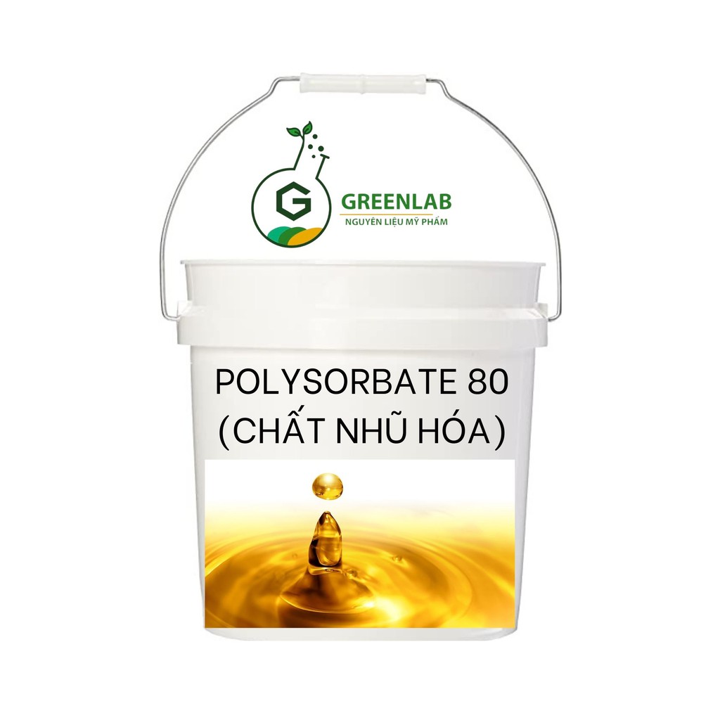 NHŨ HÓA POLYSORBATE 80 1kg - Nguyên liệu mỹ phẩm